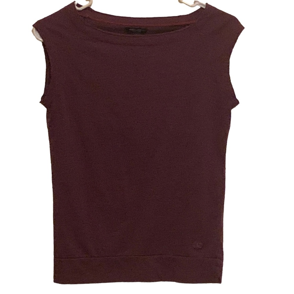 American Eagle Womens Size S Small Soft T Shirt Purple Sleeveless Tee